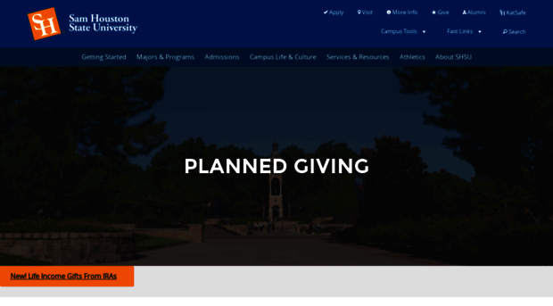 shsu.plannedgiving.org