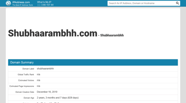 shubhaarambhh.com.ipaddress.com