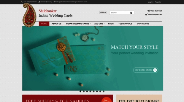 shubhankarweddinginvitations.com