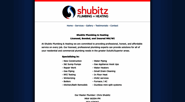 shubitzplumbing.com