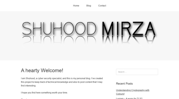 shuhoodmirza.com