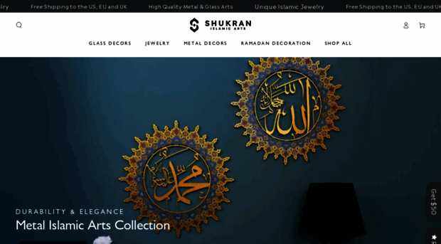 shukranislamicarts.com