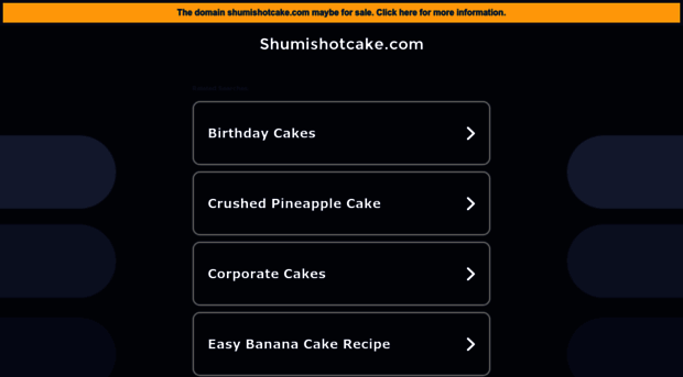 shumishotcake.com