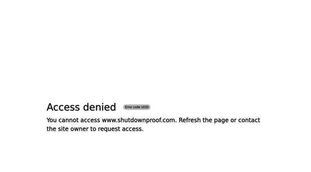 shutdownproof.com