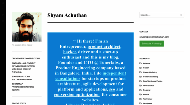 shyamachuthan.com