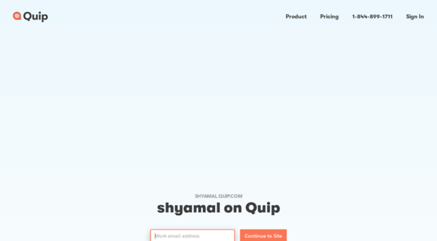 shyamal.quip.com