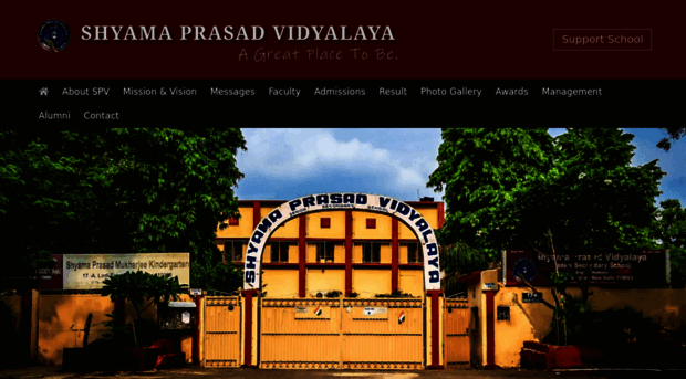 shyamaprasadvidyalaya.org