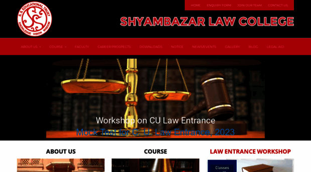 shyambazarlawcollege.com