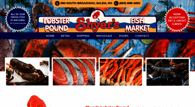 shyerslobsters.com