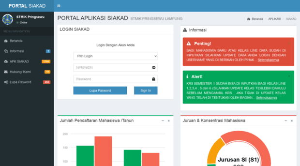 siakad.stmikpringsewu.ac.id