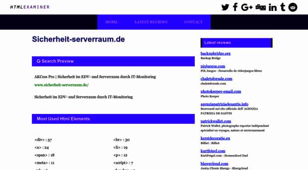 sicherheit-serverraum.de.htmlexaminer.com