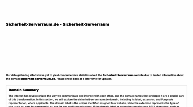 sicherheit-serverraum.de.ipaddress.com