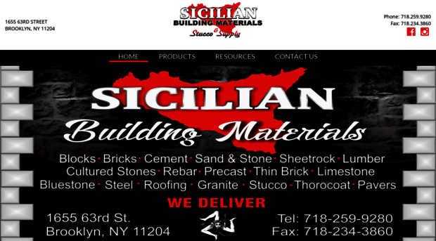 sicilianbuildingmaterials.com