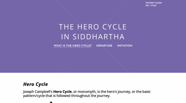 siddharthaherocycle.weebly.com