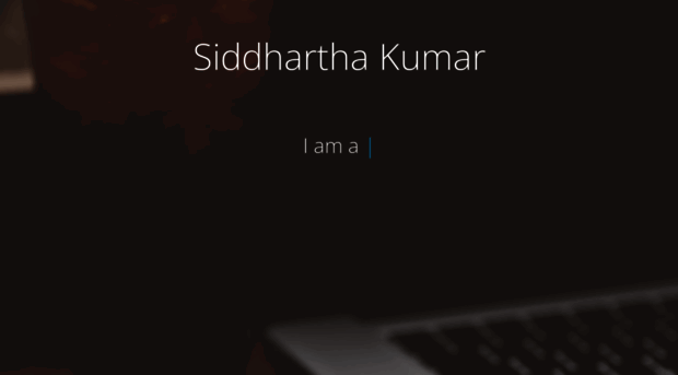 siddharthakumar.com