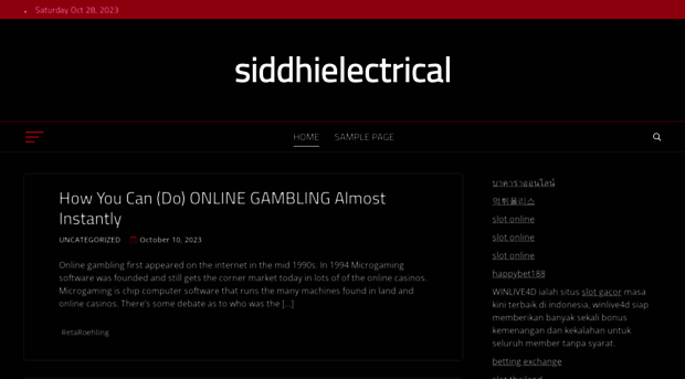 siddhielectrical.com