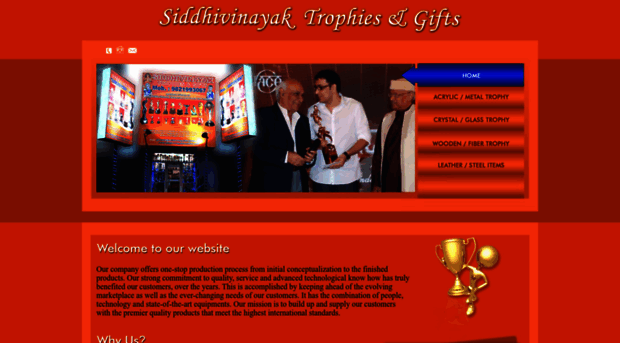 siddhivinayaktrophies.com