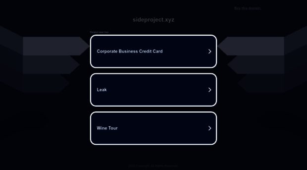 sideproject.xyz