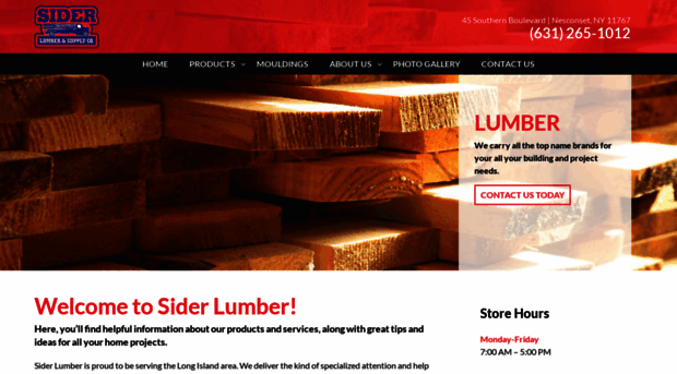 siderlumber.com