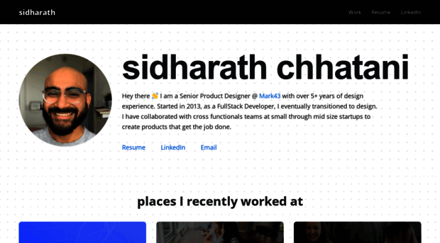 sidharath.com