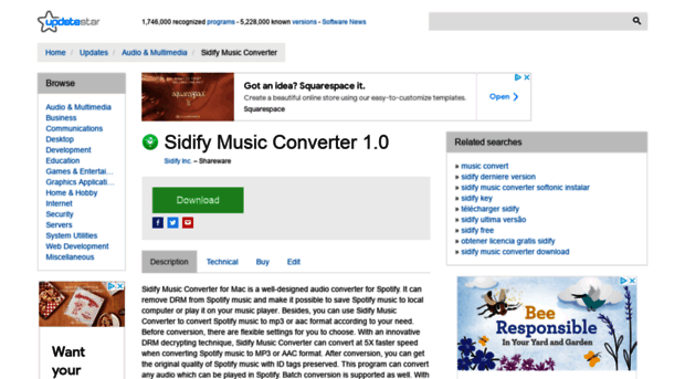 sidify-music-converter.updatestar.com