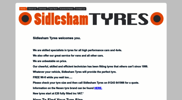 sidleshamtyres.co.uk