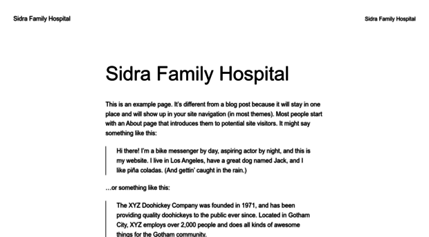 sidrahospital.com