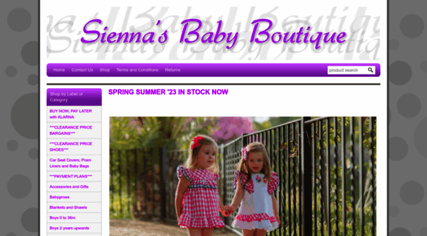 siennasbabyboutique.com