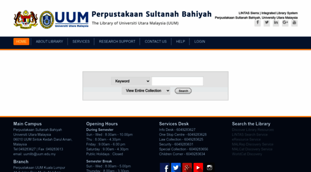 sierra.uum.edu.my - Universiti Utara Malaysia WebP - Sierra Uum