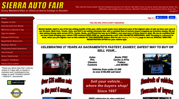 sierraautofair.com