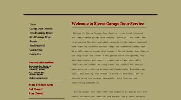 sierragaragedoor.com
