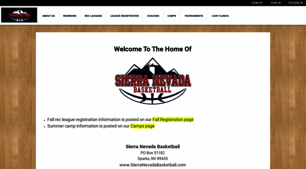 sierranevadabasketball.com