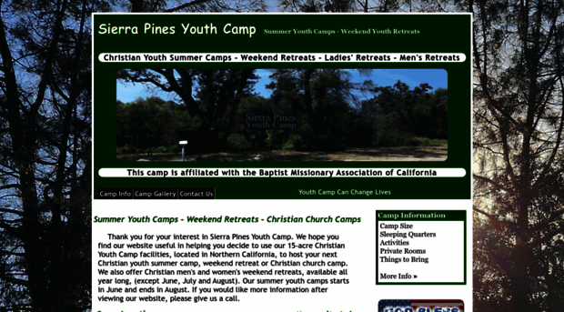 sierrapinesyouthcamp.org