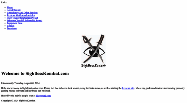 sightlesskombat.com