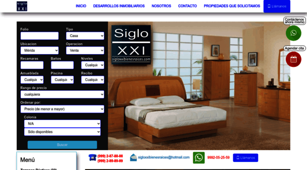 sigloxxibienesraices.com