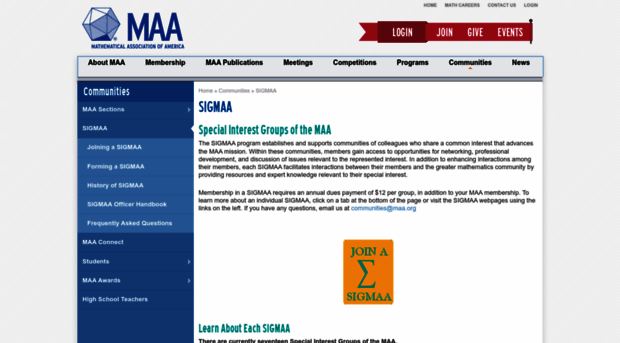 sigmaa.maa.org