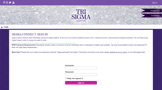 sigmaconnect.trisigma.org