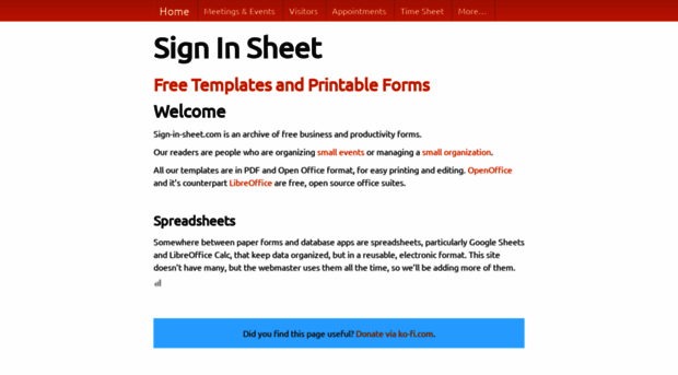 sign-in-sheet.com