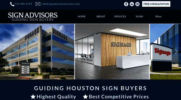 signadvisorshouston.com