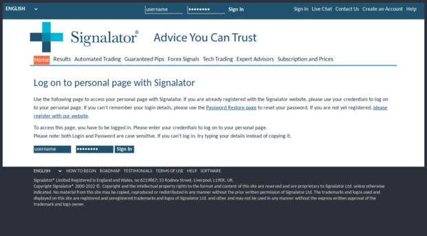 signalator.net
