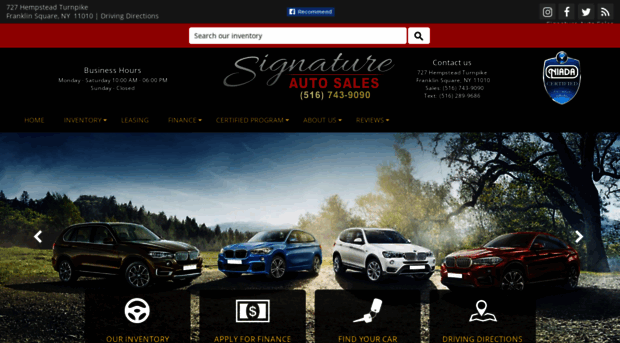 signatureautosalesny.com