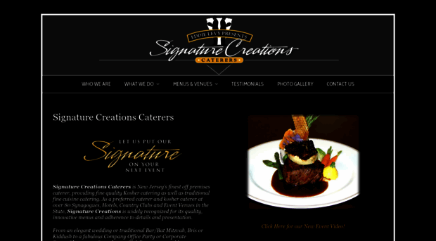 signaturecreationscaterers.com