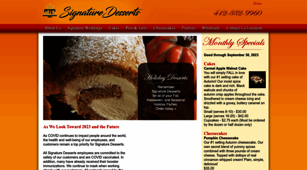 signaturedesserts.com