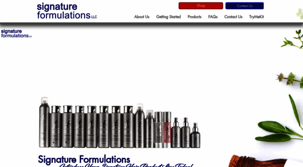 signatureformulations.com