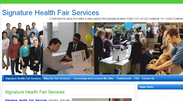 signaturehealthfairs.com