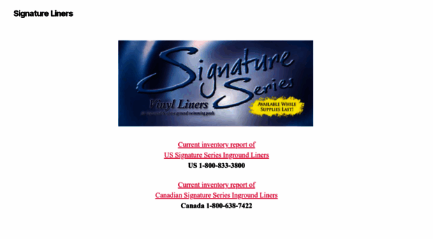 signatureliners.com