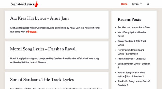 signaturelyrics.com