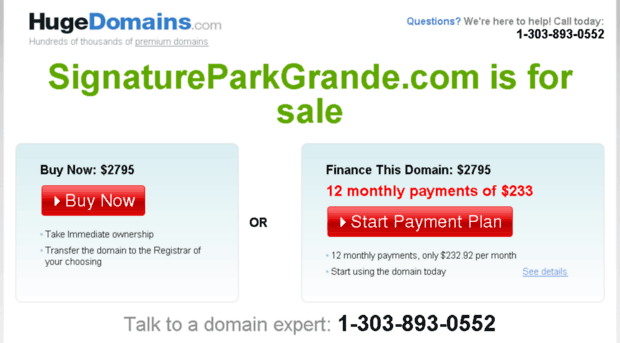 signatureparkgrande.com