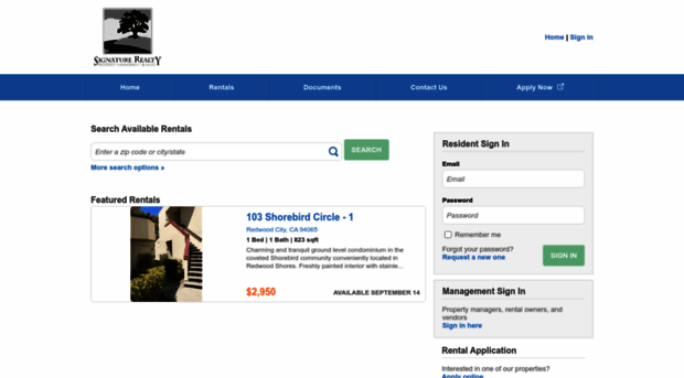 signaturerealty.managebuilding.com
