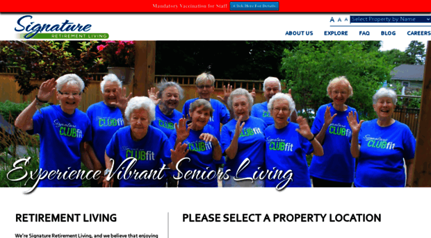 signatureretirementliving.com